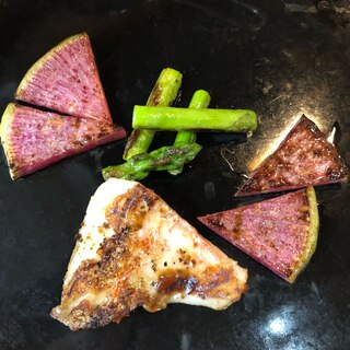 金目鯛と野菜のソテー^ - ^